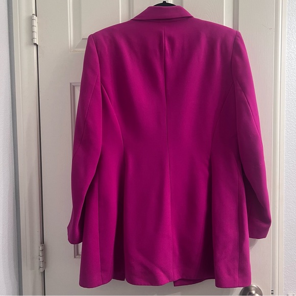 Vintage Eva Polini Couture Blazer – Magenta Magic – 14 - Picture 2 of 3